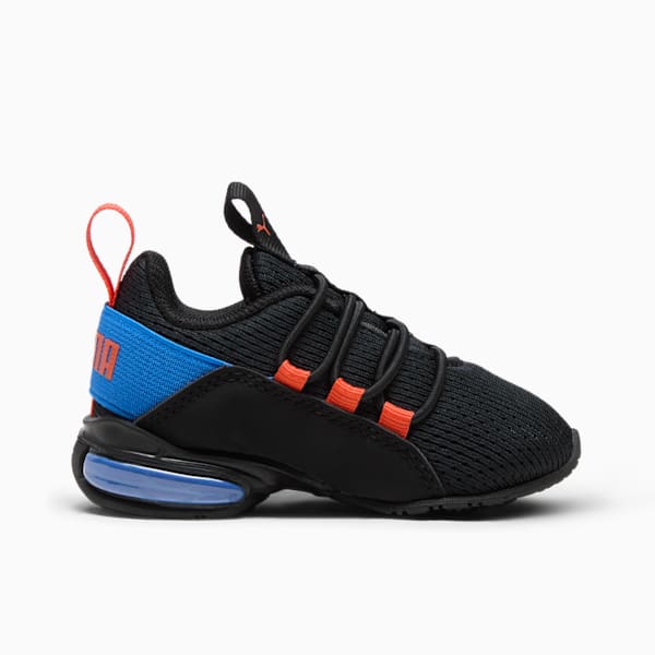 Tenis para infantes Axelion Mesh, PUMA Black-Redmazing-Hyperlink Blue, extralarge